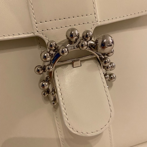 Delvaux Brilliant Medium Bag Ivory Calf Limited Edition New - Picture 3 of 13